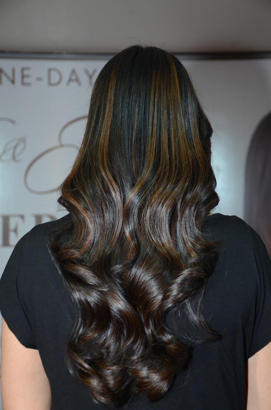 Hair workshop styling demonstration