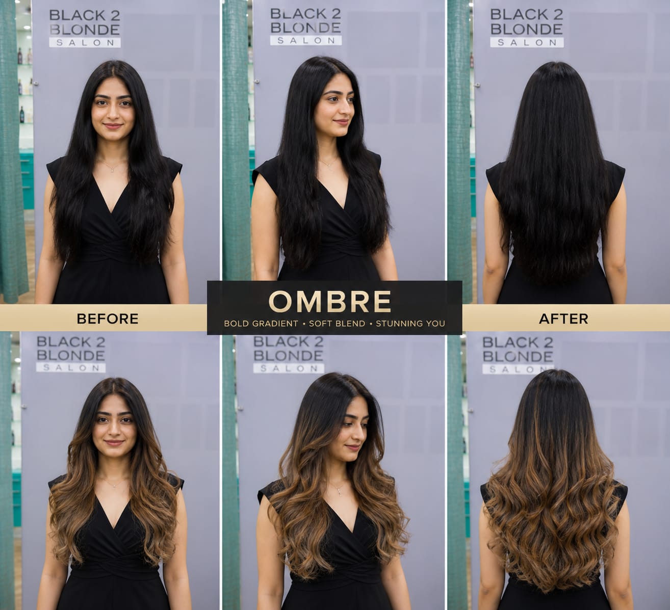 Hair colour look 1