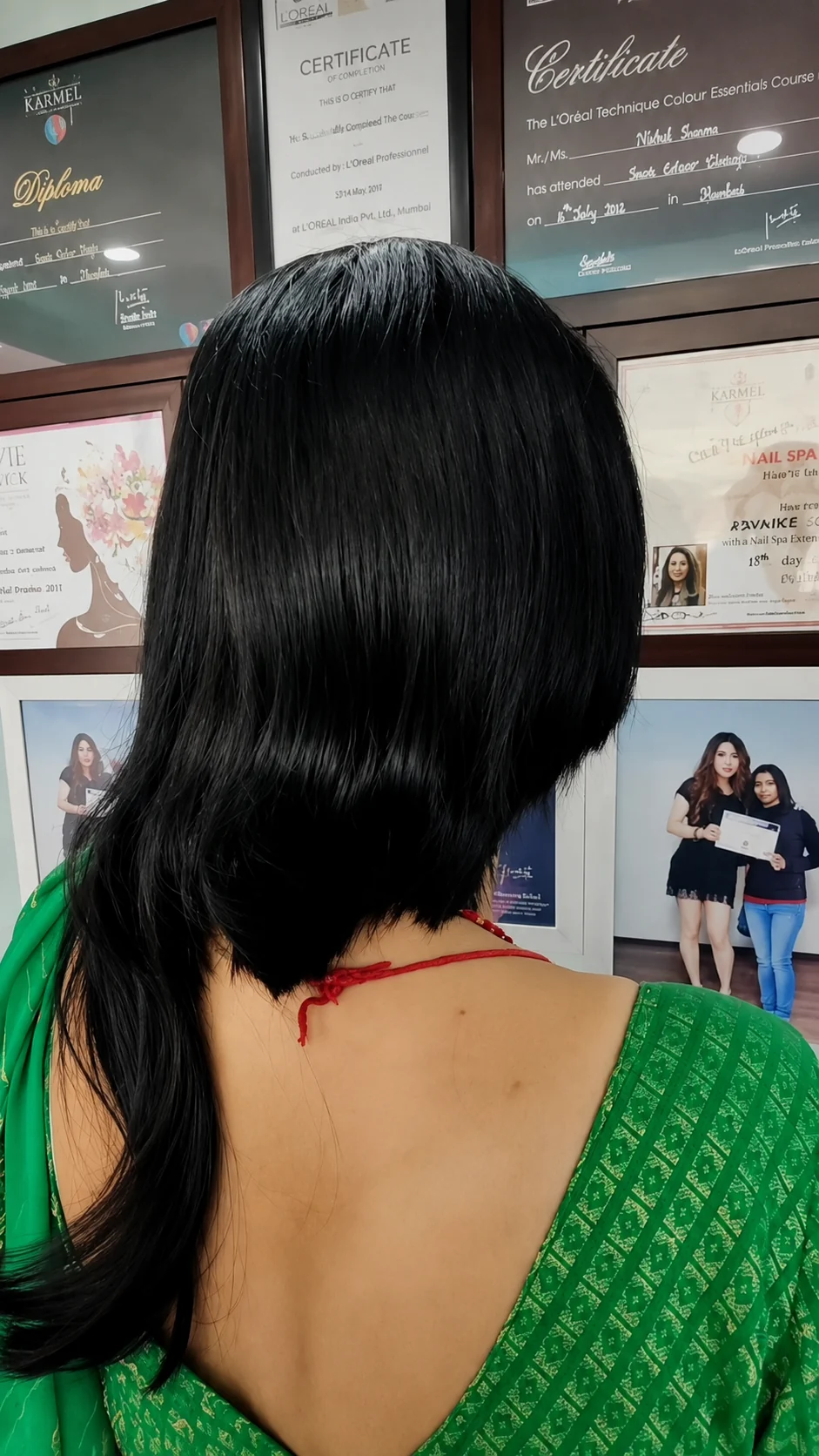 Hair extension look 5